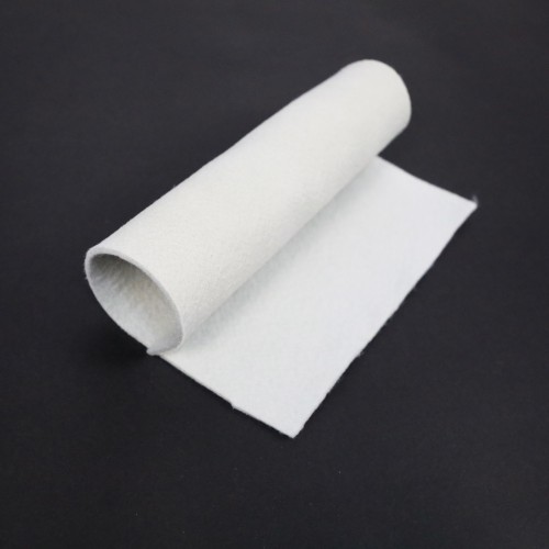 High Strength 500GSM White Polypropylene PP Non-Woven Geotextile for Highway