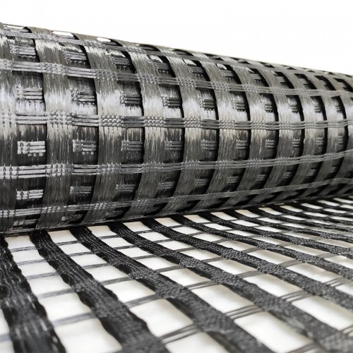 High Strength Polyester Geogrid PVC Coated for Soil Reinforcement and Foundation Stabilisation