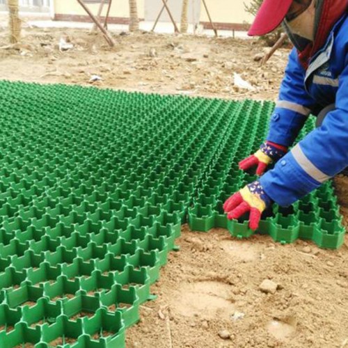 Plastic Grass Lawn Honeycomb Gravel Stabilizer Driveway Paving Grid