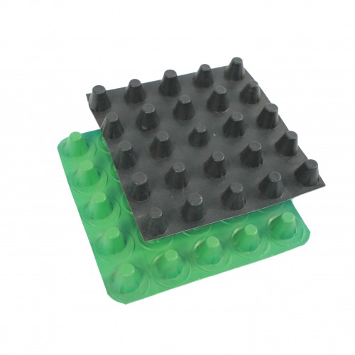 HDPE drainage board for waterproofing of roofing material