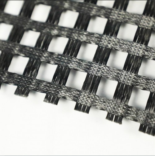 Building Material Warp Knitting Biaxial Polyester Geogrid for Road Reinforcement