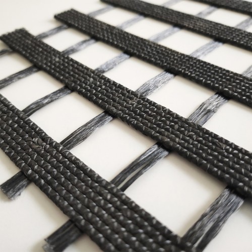 High Tensile Strength Geogrid Polyester Geogrid 50kn 80kn 120kn 150kn 260kn 400kn 600kn 800kn 1200kn