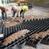 Soil Stabilization HDPE Geocell Plastic Honeycomb Geocellular Confinement Systems 200mm