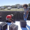 Plastic car driveway lawn paving reinforcement planting grass paver grid