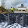 1.1-1.8mm Textured/Perforated HDPE Plastic Sheet Cellular Geocell for Channel Slopes Reinforcement Protection