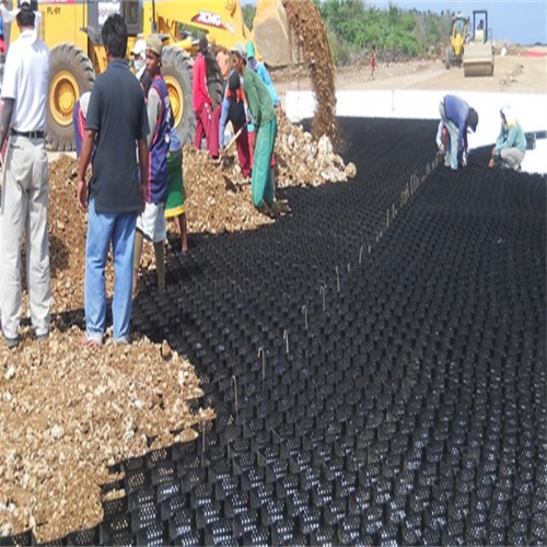 geocell, HDPE geocell, gravel grid, geocell driveway