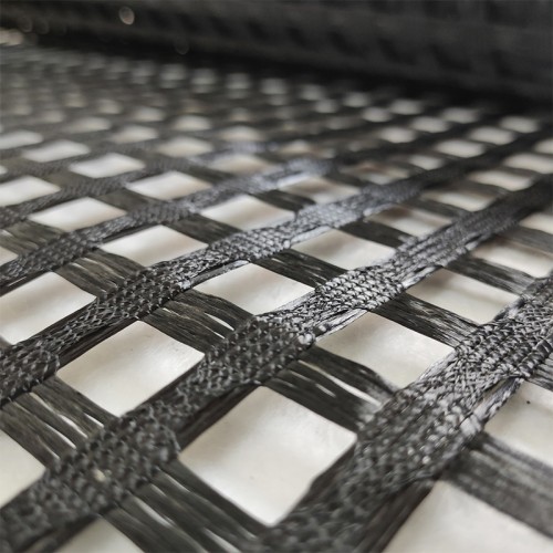 Warp-Knitted Polyester Geogrid Pet Biaxial/ Uniaxial Geogrid