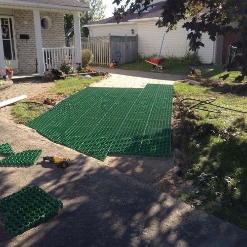 500*500*50mm driveway grid turf grass grid