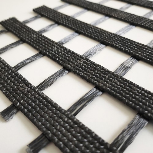 100kn/M High Tensile Strength Polyester Geogrid for Soil Reinforcement