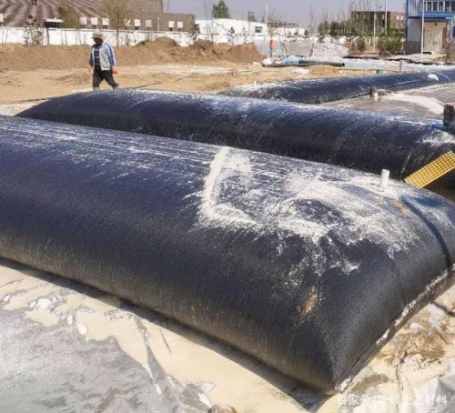 Woven Geoextile Bags High Tensile Strength for Sludge Dewatering Geotube Bags