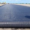 Composite fiberglass geogrid 50kN/m coating asphalt with geotextile