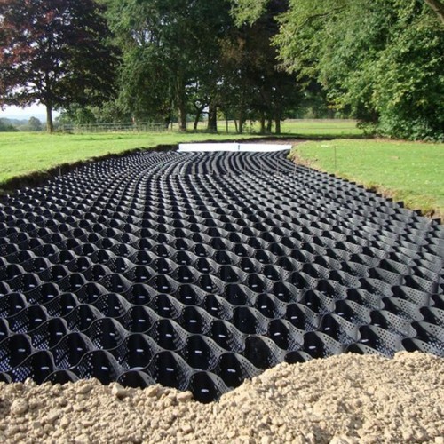 HDPE Plastic Geocell For Road Construction Ground Grid 150mm 100mm