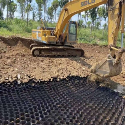 HDPE Smooth/Textured Perforated Geocell Gravel Grids Paver Manufacturer Directly Supply Price HDPE Geocell Geoweb