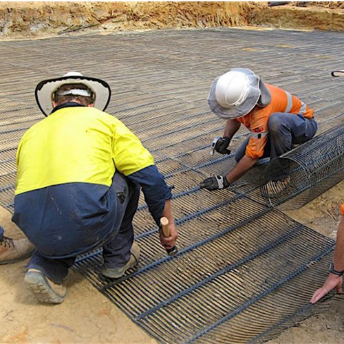 HDPE Uniaxial Geogrid for Retaining Wall, Deck and Steep Slope, Highway, Railway, etc.