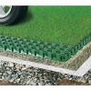 Parking lot fire lane grass grid landscaping lawn brick plastic grass grid slope protection