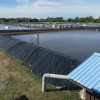 Factory price 0.5mm 0.75mm 1mm 1.5mm HDPE geomembrane waterproof plastic coating fish pond coating geomembrane