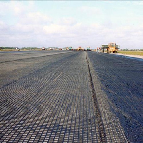 Manufacturer ISO9001 Fiberglass Geogrid Factory for Driveway Road Reinforcement Construction