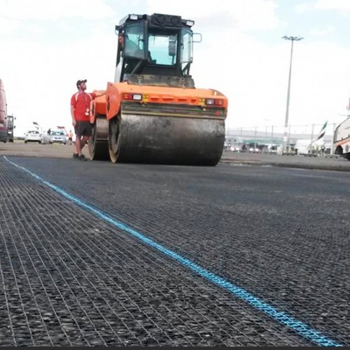 Manufacturer ISO9001 Fiberglass Geogrid Factory for Driveway Road Reinforcement Construction
