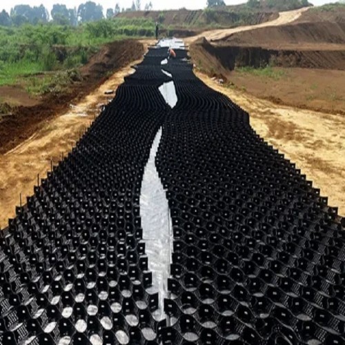 Soil reinforcement geogrid and soil stabilizer geocell with hdpe material