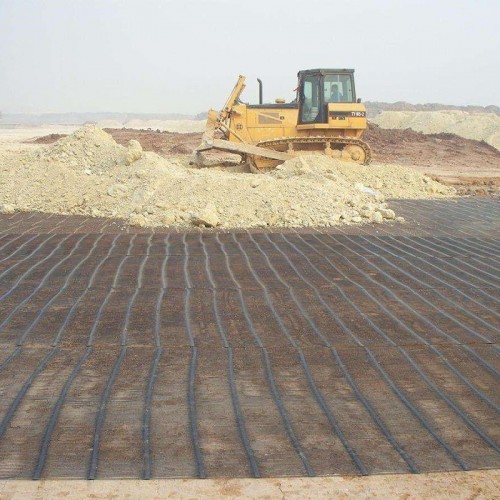 High Tensile Strength PP Uniaxial Biaxial Geogrid 20kn 30kn 40kn for Road Construction