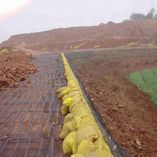 Uniaxial Ux PP Polypropylene Plastic Geogrid for Road Base Railway Steep Slope