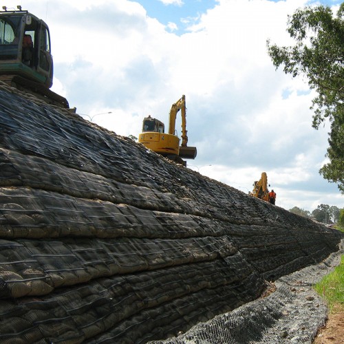 PP Uniaxial Plastic Geogrid/ PE One-Way Geogrid for Soil Reinforcement