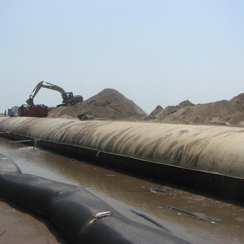 High Strength PP Woven Geotextile Tube Geobag Geotube for Waste Water Treatment and Marine Dredging Projects
