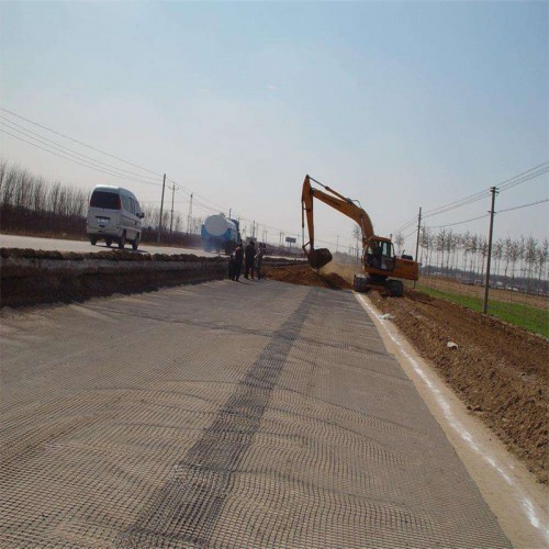 Biaxial Uniaxial Geogrids for Road Construction