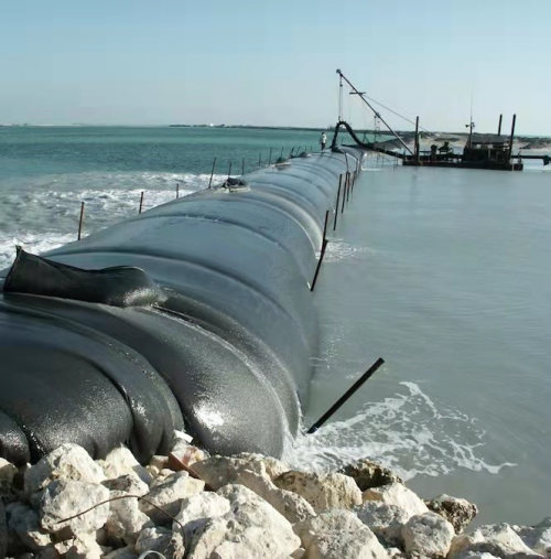 Geotextile Polypropylene Tubes Roll Geotube for Bank Erosion Protection Sand Bags for Flood Protection