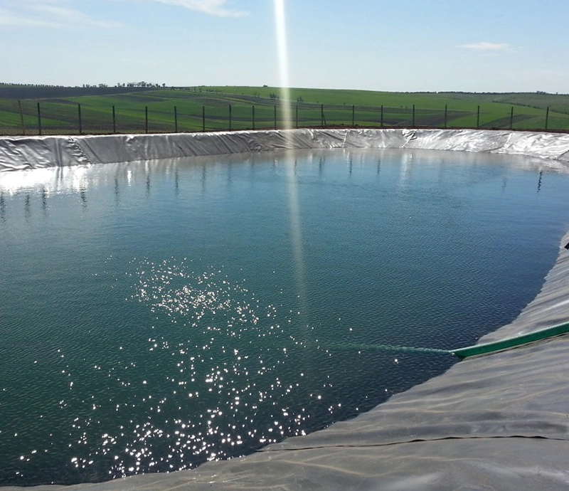 1.5mm 100% Virgin Waterproof Smooth Anti-Seepage HDPE Geomembrane for Fish Pond Liner Landfill Mining Water Reservoir Liner